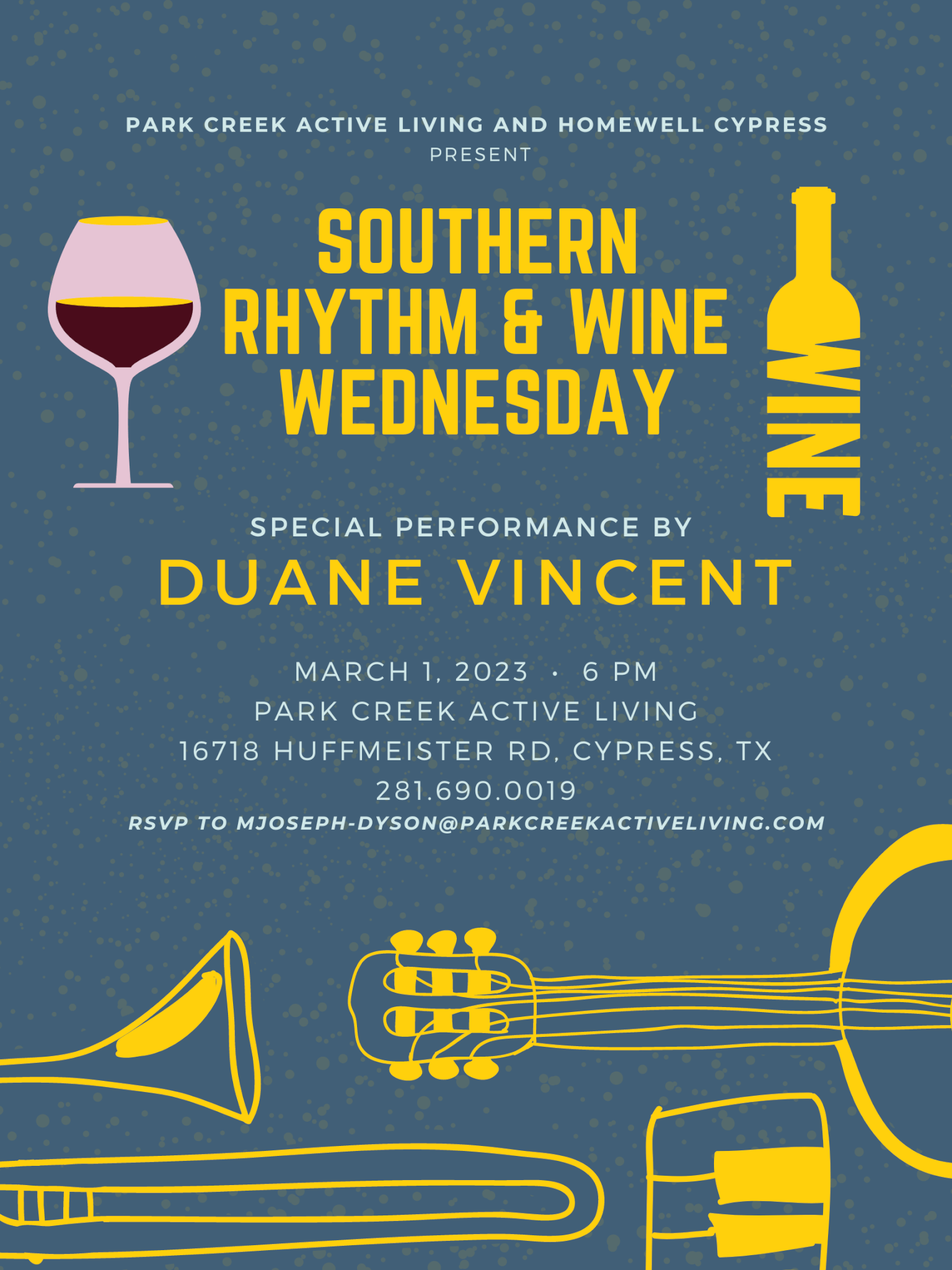 southern rhythm and wine at Park Creek
